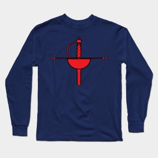 Red Cup Rapier Sword Garnish Long Sleeve T-Shirt